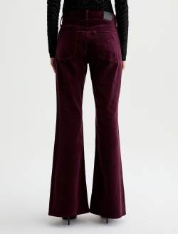 Georgia Velvet Pant Jazz Berry Relaxed Flare WOMENS BOTTOMS Photo 8