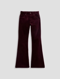 Georgia Velvet Pant Jazz Berry Relaxed Flare WOMENS BOTTOMS Photo 1