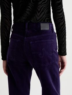 Georgia Velvet Pant Violet Vibe Relaxed Flare WOMENS BOTTOMS Photo 7