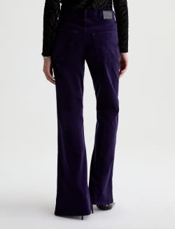 Georgia Velvet Pant Violet Vibe Relaxed Flare WOMENS BOTTOMS Photo 8