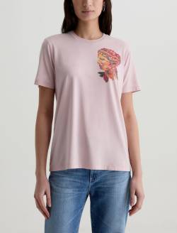 Jagger Crew Venus Red Multi Classic Graphic Tee WOMENS TOPS Photo 2