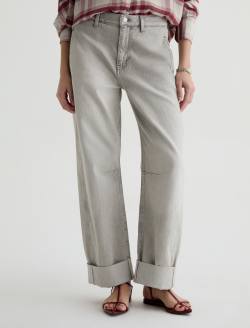 Mercer Jean Sensory Cuffed High-Rise Barrel WOMENS BOTTOMS Photo 3
