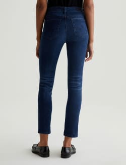 Mari 5 Years Blue Essence AG-ed™ Mid-Rise Slim Straight Leg Denim WOMENS BOTTOMS Photo 8