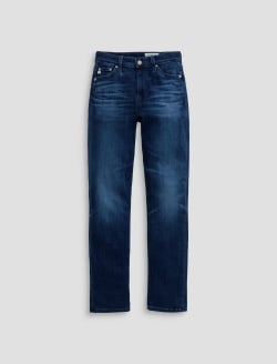 Mari 5 Years Blue Essence AG-ed™ Mid-Rise Slim Straight Leg Denim WOMENS BOTTOMS Photo 1