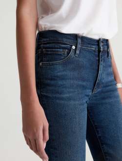 Mari Crop Jean Night Cap Mid-Rise Slim Straight WOMENS BOTTOMS Photo 4