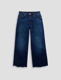 Saige Wide Leg Crop Jean Outspoken Mid-Rise Ankle Fit WOMENS BOTTOMS Photo 1