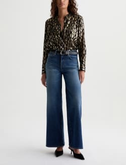 Saige Wide Leg Jean 14 Years Bluegrass Mid-Rise Fit WOMENS BOTTOMS Photo 2