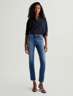 パンツ ASPESI Women Straight Pants 0103 BLUE Women Mari Oceanside at AG Jeans Official Store