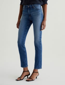 【AG】Mari ハイライズ スリム ストレート ジーンズ ポケット Womens Mari 3 Years Highrise at AG Jeans Official Store
