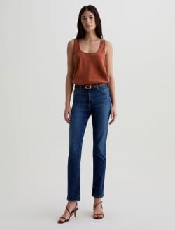 Mari Poetic Mid-Rise Slim Straight WOMENS BOTTOMS Photo 2