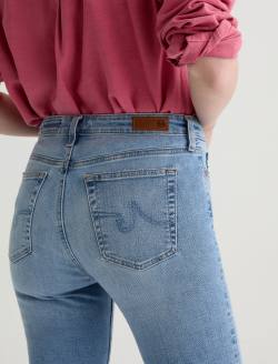 Mari Crop Marina Blue Mid-Rise Slim Straight WOMENS BOTTOMS Photo 7