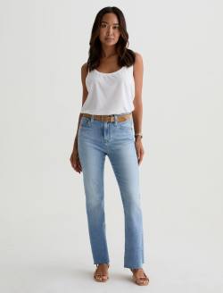 Farrah Boot Crop Marina Blue Mid-Rise Fit WOMENS BOTTOMS Photo 9