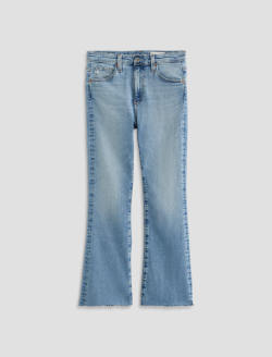 Farrah Boot Crop Marina Blue Mid-Rise Fit WOMENS BOTTOMS Photo 1