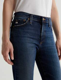 Mari 9 Years Helsinki AG-ed™ Mid-Rise Slim Straight Leg Denim WOMENS BOTTOMS Photo 4