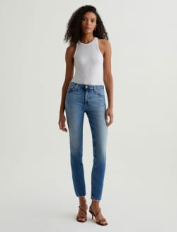 Mari Crop 13 Years Reign AG-ed™ Mid-Rise Slim Straight Leg Denim WOMENS BOTTOMS Photo 2