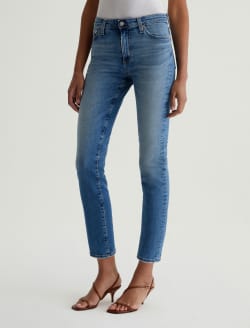 Mari Crop 13 Years Reign AG-ed™ Mid-Rise Slim Straight Leg Denim WOMENS BOTTOMS Photo 6