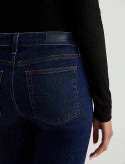 Mari Extended Modern Indigo Mid-Rise Slim Straight WOMENS BOTTOMS Photo 7