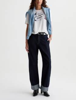 Mercer Jean Squaw Valley Cuffed High-Rise Barrel WOMENS BOTTOMS Photo 1