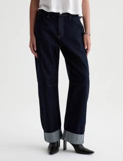 Mercer Jean Squaw Valley Cuffed High-Rise Barrel WOMENS BOTTOMS Photo 2