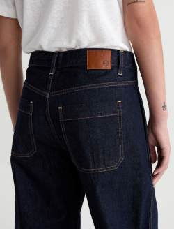 Mercer Jean Squaw Valley Cuffed High-Rise Barrel WOMENS BOTTOMS Photo 6