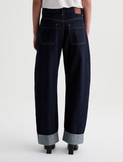 Mercer Jean Squaw Valley Cuffed High-Rise Barrel WOMENS BOTTOMS Photo 7