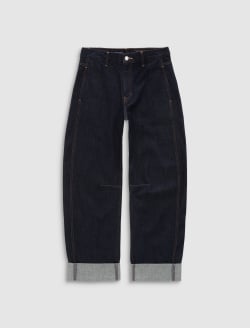 Mercer Jean Sweet Escape Cuffed High-Rise Barrel WOMENS BOTTOMS Photo 1