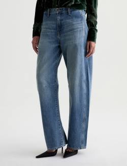 Mercer Jean Vibrato Cuffed High-Rise Barrel WOMENS BOTTOMS Photo 6