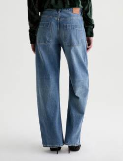 Mercer Jean Vibrato Cuffed High-Rise Barrel WOMENS BOTTOMS Photo 8