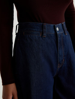 Deven Selvage Trouser Access High-Rise Wide Leg WOMENS BOTTOMS Photo 4