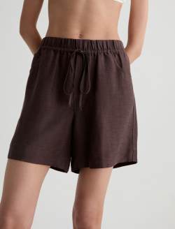 Century Cinched Short Oak Barrel Linen Cinched Short WOMENS BOTTOMS Photo 4