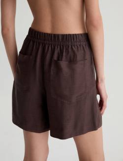 Century Cinched Short Oak Barrel Linen Cinched Short WOMENS BOTTOMS Photo 7