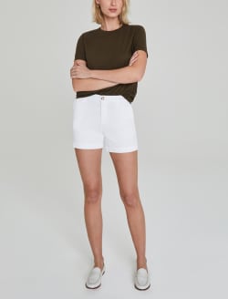 Caden Short White WOMENS BOTTOMS Photo 1