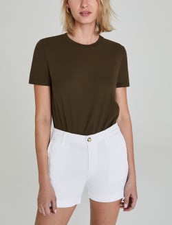 Caden Short White WOMENS BOTTOMS Photo 2