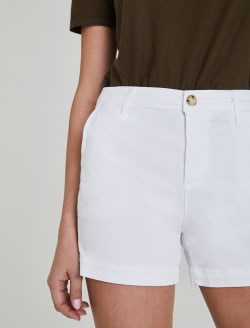 Caden Short White WOMENS BOTTOMS Photo 3