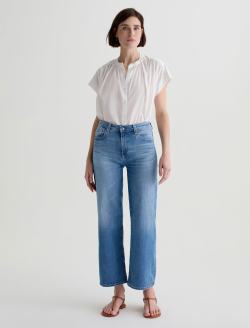 Saige Wide Leg Crop Oceanic Mid-Rise Fit WOMENS BOTTOMS Photo 2