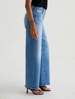Saige Wide Leg Crop Jean Oceanic Mid-Rise Fit WOMENS BOTTOMS Photo 12