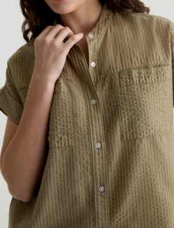 Ellis Shirt Basil Short Sleeve Dolman Shirt WOMENS TOPS Photo 3