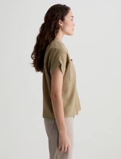 Ellis Shirt Basil Short Sleeve Dolman Shirt WOMENS TOPS Photo 4