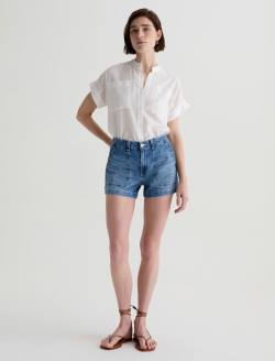 Ellis Shirt White Short Sleeve Dolman Shirt WOMENS TOPS Photo 5