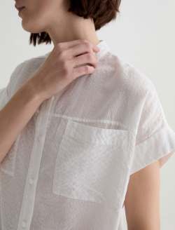 Ellis Shirt White Short Sleeve Dolman Shirt WOMENS TOPS Photo 6