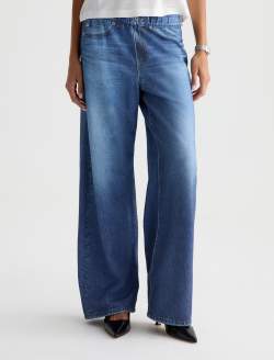 Adria Off-Duty Denim Sweatpant After Hours Printed French Terry WOMENS BOTTOMS Photo 3
