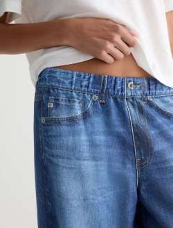 Adria Off-Duty Denim Sweatpant After Hours Printed French Terry WOMENS BOTTOMS Photo 4