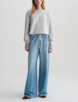 Stella Off-Duty Denim Sweatpant Splash Printed French Terry WOMENS BOTTOMS Photo 2