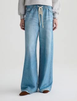 Stella Off-Duty Denim Sweatpant Splash Printed French Terry WOMENS BOTTOMS Photo 3