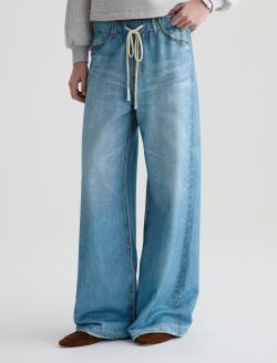 Stella Off-Duty Denim Sweatpant Splash Printed French Terry WOMENS BOTTOMS Photo 6