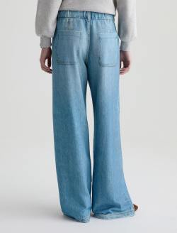 Stella Off-Duty Denim Sweatpant Splash Printed French Terry WOMENS BOTTOMS Photo 8