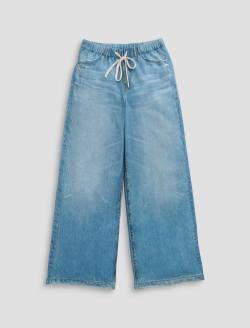 Stella Off-Duty Denim Sweatpant Splash Printed French Terry WOMENS BOTTOMS Photo 1