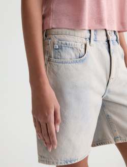 Ex-Boyfriend Short Mojave Pink Mid-Rise Bermuda WOMENS BOTTOMS Photo 4