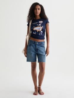 Ex-Boyfriend Short Nouveau Mid-Rise Bermuda WOMENS BOTTOMS Photo 2