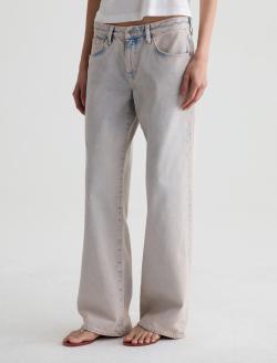 Adria Jean Mojave Pink Low-Rise Wide Leg WOMENS BOTTOMS Photo 6